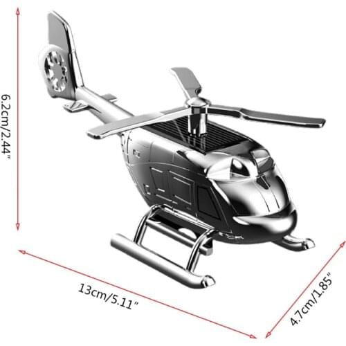 Solar Helicopter Fragrant Aromatherapy Automobile Perfume Odor Remover Car Air Freshener Vehicle Auto Interior Ornaments