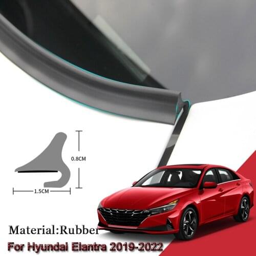 DIY Car Seal Strip Windshied Spoiler Filler Protect Edge Weatherstrip Strip Sticker Accessories For Hyundai Elantra 2019-2022