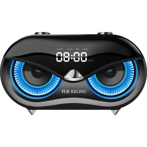 K5 Wireless Bluetooth Speaker Subwoofer Card U Disk 3D Surround Sound Home Alarm Clock Outdoor Radio
