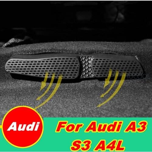 For Audi A3 S3 A4L car seat rear air conditioning air outlet dust cover anti-blocking protection cover car accessories