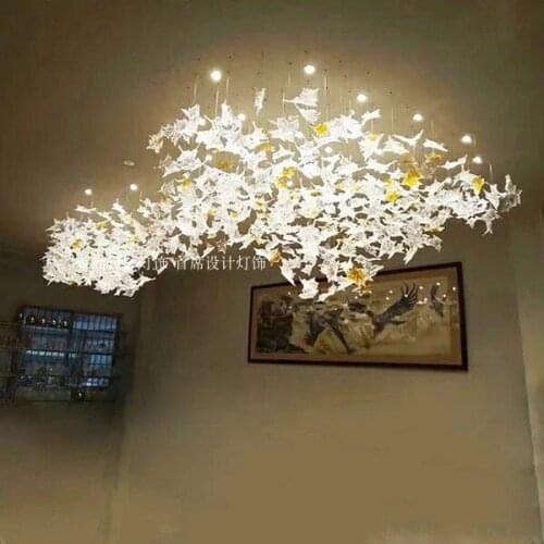 Flower sand table sales office living room shop decoration porch corridor window duplex building clothing store crystal lamps