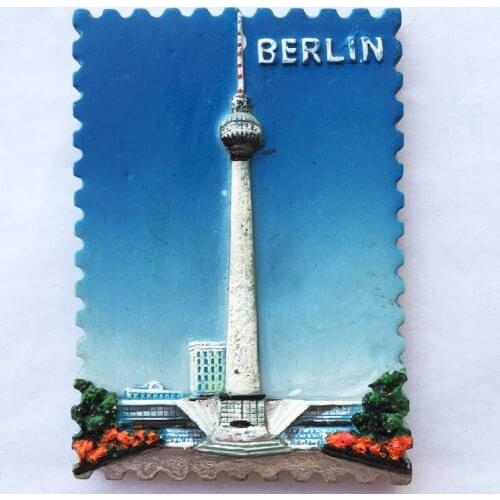 Europe, Germany, Germany travel to commemorate the refrigerator attached to the Berlin TV Tower magnetic stickers Fridge Magnets