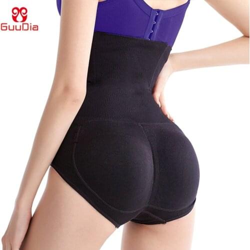 GUUDIA Hip Enhancer Women Butt Lifter High Waist Tummy Control Panties Padded Panty Slimming Shapewear Body Shaper Slim Trimmer