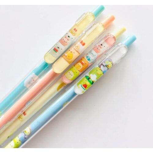 4X Kawaii Cute Cartoon Press Automatic Mechanical Pencil School Supply Student Stationery 0.5mm