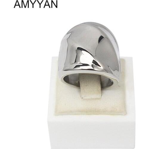 Trendy Stainless Steel Ring High Brush Irregular Surface Size 7 8 9 For Women Men Geometric Modern Finger Ring Jewelry