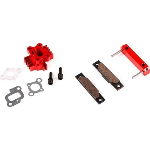 CNC Alloy Brake Pad Set For 1/5 HPI KM BAJA 5B SS With For Baja CNC Billet Intake Manifold For Engine Zenoah