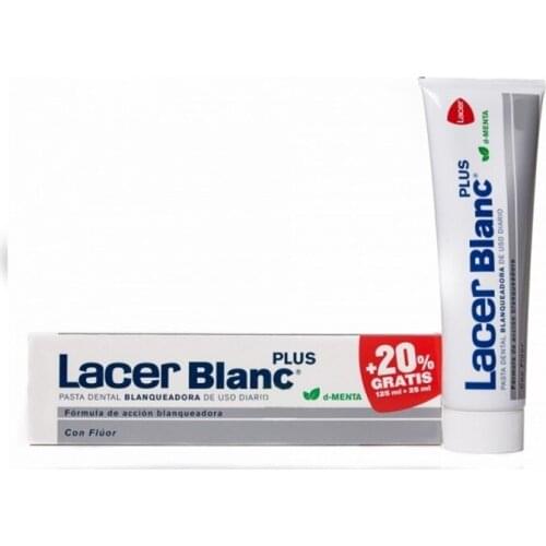 LACERBLANC PLUS BLANQUEADORA PASTA DENTAL D-MENTA 125 ML+20
