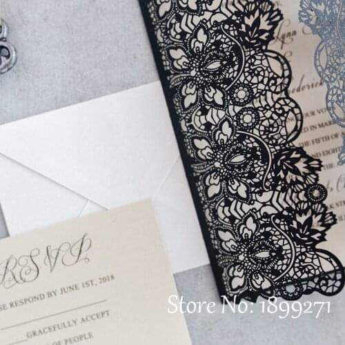 2019 new product for party decoration butterfly luxurious wedding invitation card Thanks envent invitation card