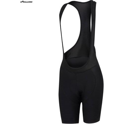 New Women 2018 Classical Team Black Pro Cycling Bib Shorts Customized Road Mountain Race OROLLING