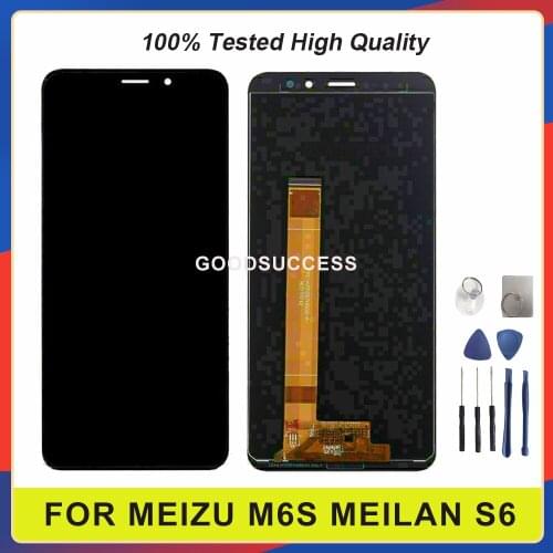 New 5.7'' For Meizu M6S Meilan S6 LCD Display Touch Screen Digitizer Glass Panel Assembly M712H M712Q Free Tools