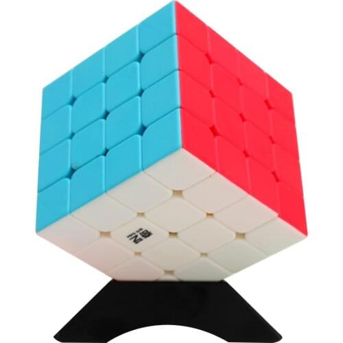 Educational Toys Game QiYi 4x4x4 QiYuan S Speed Stickers Cube mofangge Carbon 4*4 Cubo Magico Puzzle toys for Kids