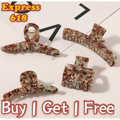 Buy One Get One Free Korean Acrylic Hairpin Womens Hairpin Charm Hairpin Womens Hairpin Retro Makeup Hairstyle