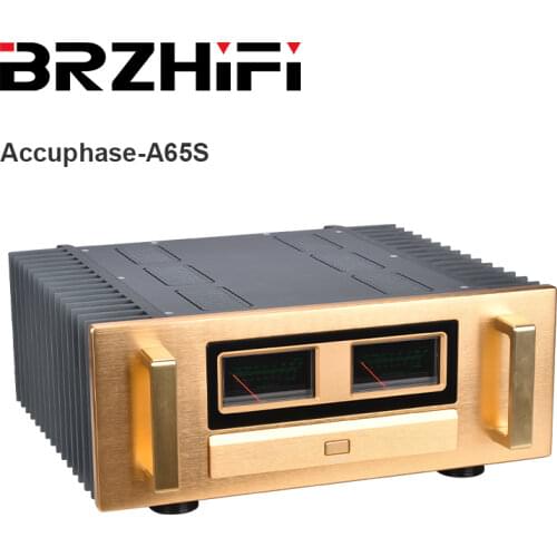 BRZHIFI AUDIO A65S Pure Class A HIFI Power Amplifier Reference Accuphase-A65 Circuit High End Stereo Karaoke Home Theater