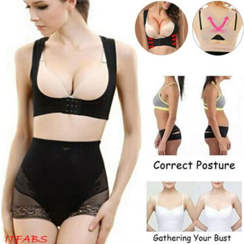 Women Adjustable Shoulder Back Posture Corrector Girl Chest Brace Support Belt hunchback Back Pain Support De Postura S-2XL