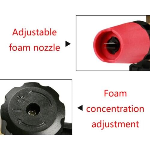 1L High Pressure Snow Foam With 1/4 Quick Release Connector Car Cleaning Washing