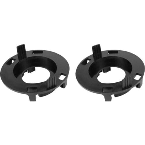 1Pair H7 LED Headlight Bulb Base Adapters Holders for Elantra Kia K3 Lavida