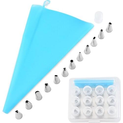 15PCS/set Big Size Russian Pastry Icing Piping Nozzles Stainless Steel Decorating Tip Cake Cupcake Decorator Accessories Kitchen