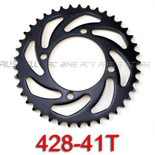 41T Tooth 76mm Rear Chain Wheel Sprocket Gear 428 FOR Dirt Pit Bike Motorcycle ATV Quad Accessories Parts