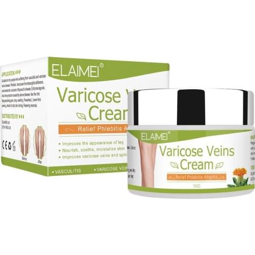 50g Varicose Veins Cream Portable Varicose Cream Spider Vein Treatment For Legs Care Pain Relief Ointment Medical Plaster