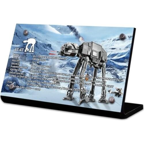 Acrylic Display Stand Brand For Wars AT-AT Trilogy Scenes75288 New 2020