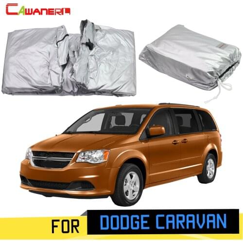 Cawanerl For Dodge Caravan 1984-2019 Full Car Cover Anti-UV Sun Rain Snow Scratch Resistant Cover Windproof With Anti-Theft Lock