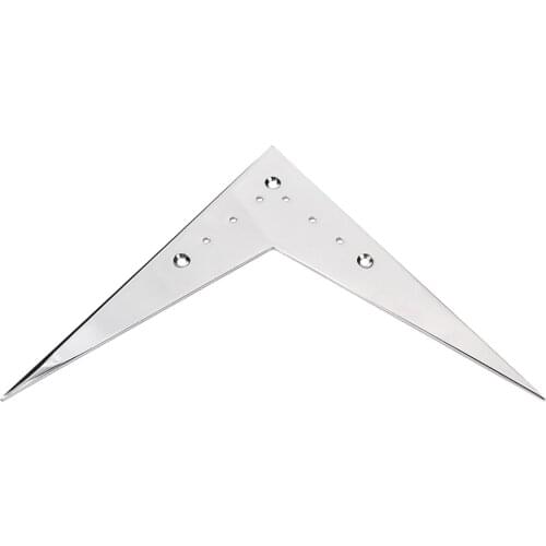 CE401 6-string Vee Flying V-Style Guitar Bridge Tailpiece Compatible For Flying V Guitar Parts Accessories (Silver)