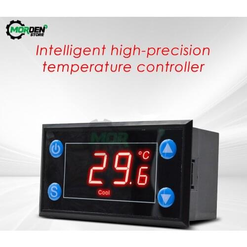 AC 110V 220V 12V 24V Digital Temperature Controller Microcomputer Thermostat for Incubator Cooling Heating Thermoregulator