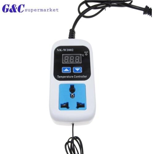 AC 110-220V -50~110C Digital Thermostat Regulator Temperature Controller Microcomputer Socket Outlet + NTC10K diy electronics