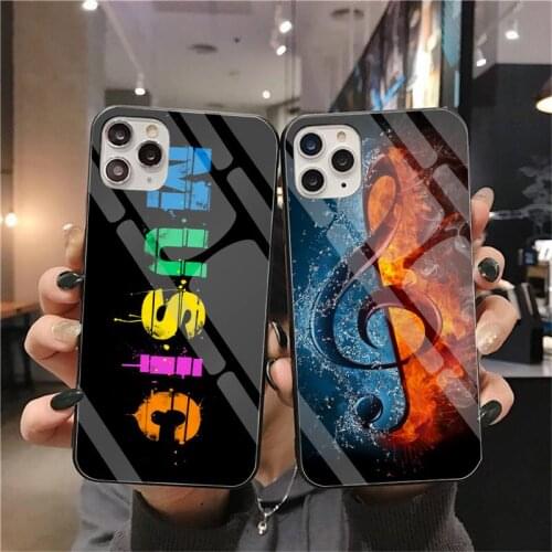 DJ music Phone Case Tempered Glass For iPhone 11 Pro XR XS MAX 8 X 7 6S 6 Plus SE 2020 case