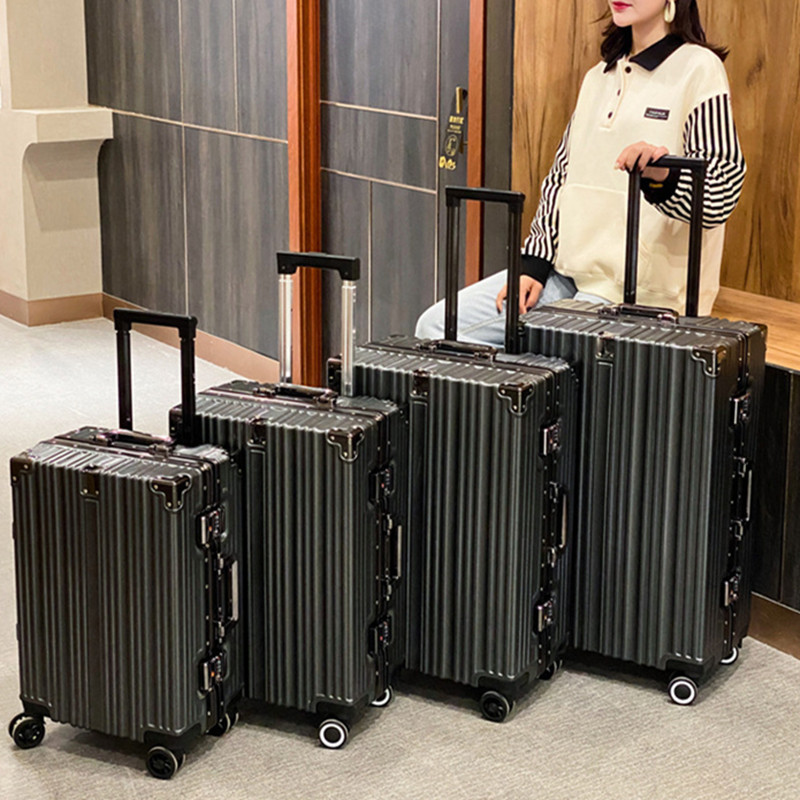 Travel Roller Trolley Luggage Trendy Korean Version 20 Inch Large Capacity Universal Wheel With Password Suitcase