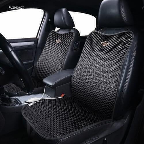 FUZHKAQI 12V Heated car seat cover for Chrysler all models 300C PT Cruiser 300S 300 Sebring car Winter Pad Cushions car styling