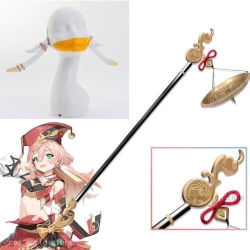 Genshin Impact Yan Fei Cosplay Headware Anime Hairpin Halloween Roal Play Hair Clip Costume Accessory Props For Unisex Free Ship