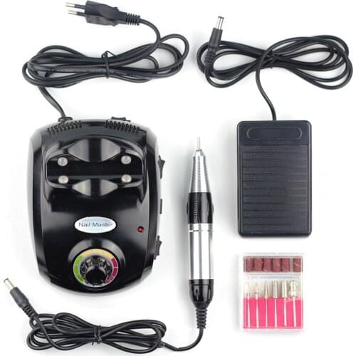 Nail Art tools Electric Nail Grinding Machine Art File Bits Manicure Kit 30000 RPM 110V/220V Electric Nail Drill Machine