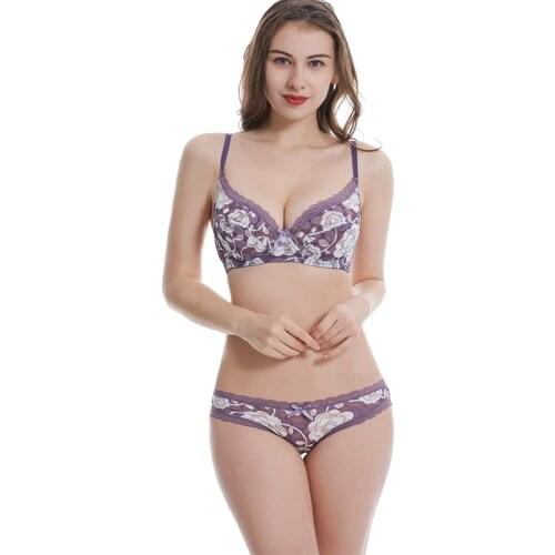 New Sexy 34/75 36/80 38/85 40/90 42/95 BCDE Cup Bra Sets Lace Women Underwear Female Push Up Lingerie