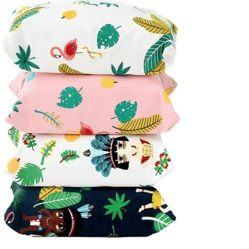 QuickDone Cotton Tissue Box Cartoon Flamingo Printing Towel Storage Bag Portable Napkin Dispenser Paper Holder Cover NDK0098