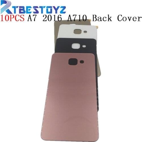 RTBESTOYZ 10PCS/Lot A7 2016 A710 Battery Door Housing Cover Case Shell Replacement Parts For Samsung A710 Battery Cover