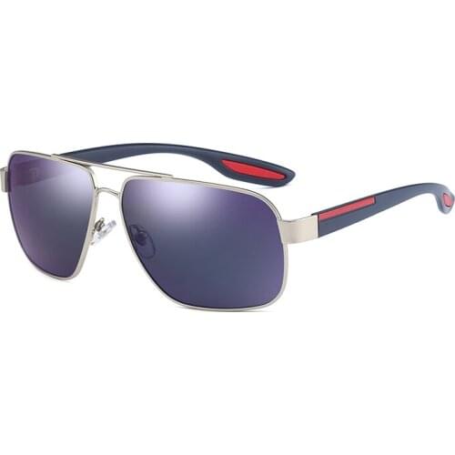 Logorela Design Polarized Sunglasses Men Vintage Square Frame Retro Sun Glasses Square TR90 Elastic Leg glasses UV400 JM0015