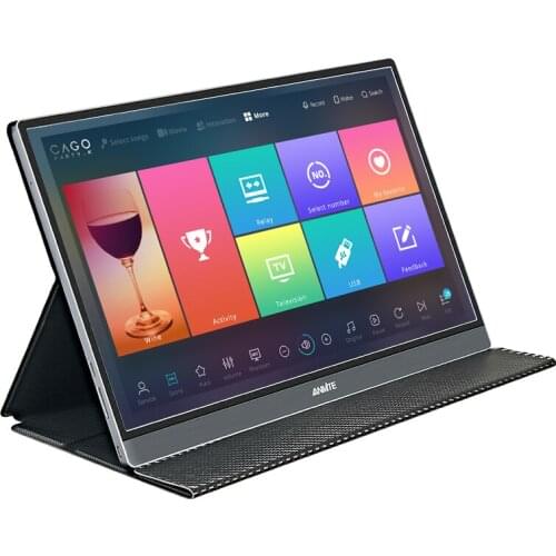 Anmite 15.6 inch IPS FHD Computer USB-C Portable Touch Monitor PC TYPE-C HDMI PS4 Xbo x360 1080P LED Display for Raspberry Pi