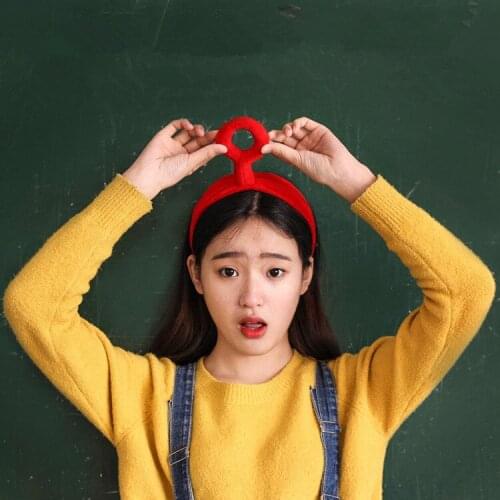 1 Piece New Teletubbies Cosplay Headwear Cute Plush Headband Halloween Party Cosplay Props for Girls Birthday Gift 5 Colors