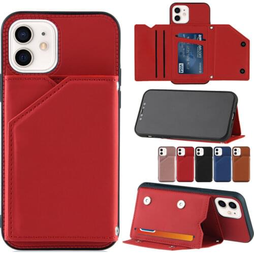 Slim Protective Case For Samsung Galaxy A02S A32 A42 S21 S20 Fan Edition M51 Note 20 Ultra A21S A51 A71 A31 Credit Card Slot Bag