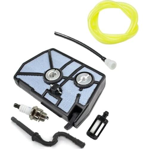 Fuel Air Filter Spark Plug Kit Tune Up For Stihl 028 028AV WB Parts Maintenance Air Filters Spark Plug Fuel Filters Oil Line New