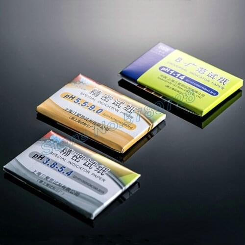 5pcs/lot Universal/Precision PH Test Paper,Acidity or Alkalinity 1-14 Indicator Paper Used for soil, cosmetics, gas detection