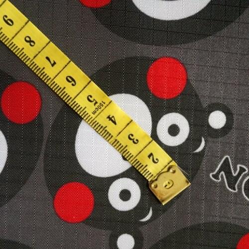 Japanese Kumamon Bear Patchwork PVC Acrylic Polyester Composite Waterproof Oxford Fabric Cloth DIY Tablecloth 145cm*91cm