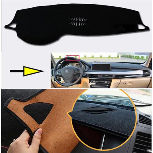 Interior Dashboard Carpet Photophobism Protective Pad Mat For BMW X5 2015-2016