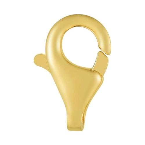 Sinya 18k Gold Fish heard Clasp Au750 Necklace Chain Connector Fine Jewelry DIY Accessories High Quality On Sale