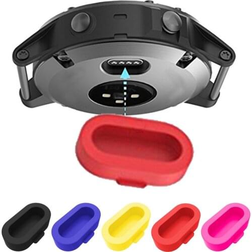 1 Pcs Watch Sensor Plug Anti-Dust Dustproof Cover Cap for Garmin Fenix 5/5s/5x Smart Watch Accessories Protective Case Cover