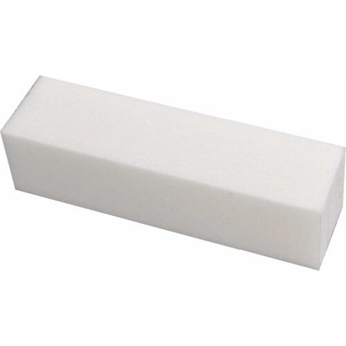 ZKO 2Pcs White Nail Art Buffer File Block Pedicure Nails Buffing Sanding Polish For Nails Salon