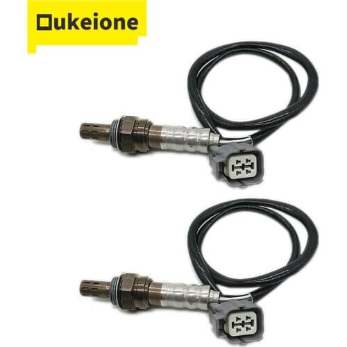2Pcs Oxygen Sensor Lambda Upstream Downstream for 2001 2002 Honda Civic Acura EL Front Rear O2 Sensor 234-4122 234-4621