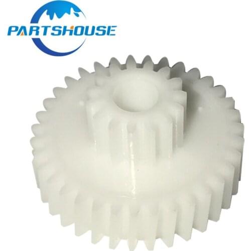 Free shipping 2Pcs Original new Gear 612-81302 for Riso RP RN Gear m0.8*34+m0.8*14 Duplicator parts gear