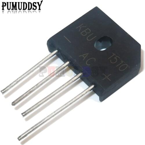 5PCS 2A 3A 4A 6A 8A 10A 15A 600V 800V 1000V Diode Bridge Rectifier KBP206 210 310 KBL406 410 608 610 1010 1510 New